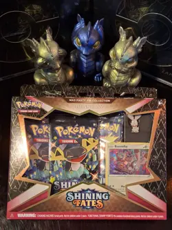 Pokemon TCG: Shining Fates Mad Party Pin Collection Bunnelby & Galarian Mr. Rime 820650808685 - Image 3