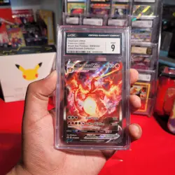 2022 Pokemon Charizard VMAX Holo SWSH261 • CGC 9 MINT • Black Star Promo - Image 3