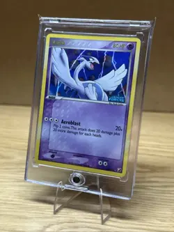 Pokemon Lugia EX Card Unseen Forces 29/115 Reverse Holo Rare PROMO STAMP! NM/LP - Image 1