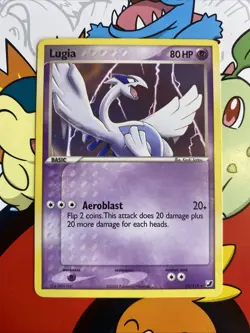 Pokemon TCG card Lugia Unseen Forces 29/115 Non-Holo - LP - Image 1