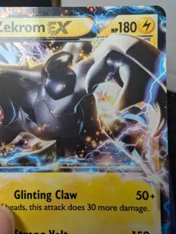 POKEMON POKEMON TCG 2012 ZEKROM EX BW38 BLACK WHITE HOLO BLACK STAR PROMO NM - Image 5