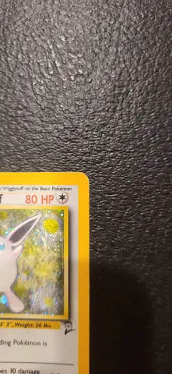 Pokemon TCG Wigglytuff Base Set 2 19/130 Unlimited Holo Rare MP - Image 3