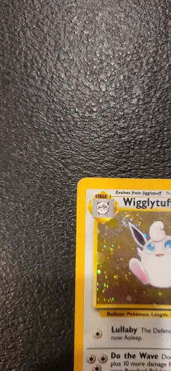 Pokemon TCG Wigglytuff Base Set 2 19/130 Unlimited Holo Rare MP - Image 4