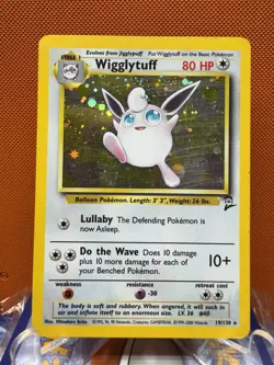 Wigglytuff 19/130 Base Set 2 Holo Wotc Pokemon Card Pokemon TCG Card MP 959 - Image 1