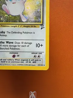 Wigglytuff 19/130 Base Set 2 Holo Wotc Pokemon Card Pokemon TCG Card MP 959 - Image 5