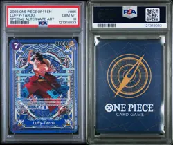 2025 One Piece OP11-A Fist of Divine Speed #005 Luffy-Taroou SP Alternative Art - Image 3