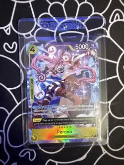 One Piece TCG - Perona - OP14-111 (Alternate Art) The Azure Seas Seven Foil MINT - Image 1