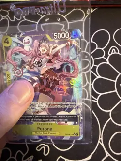 One Piece TCG - Perona - OP14-111 (Alternate Art) The Azure Seas Seven Foil MINT - Image 2