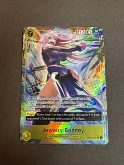 Jewelry Bonney Alternate Art OP13-108 Carrying on His Will SR One Piece NM/MINT - Image 1