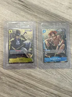 One Piece Sabo And Ace Promos Tin Set Vol 2 Exclusive Sealed English - Image 1