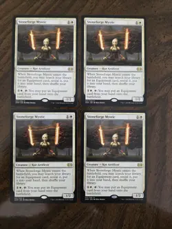 4 Stoneforge Mystic Double Masters MTG Rare Near Mint Condition - Image 1