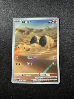 Sandile 216/198 Illustration Rare SV01: Scarlet & Violet Base NM/M Pokemon TCG - Image 1