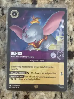 Disney Lorcana - Dumbo Ninth Wonder of the Universe 45/204 - Fabled - Legendary - Image 3