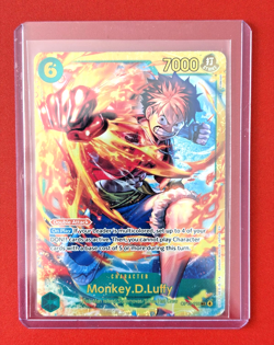 Monkey.D.Luffy SEC OP13-118 Carrying On His Will One Piece TCG NM English - Image 2
