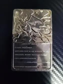 Vintage Pokemon Limited Edition 1999 Charizard 23K Gold Plated Trading Card BK - Image 3