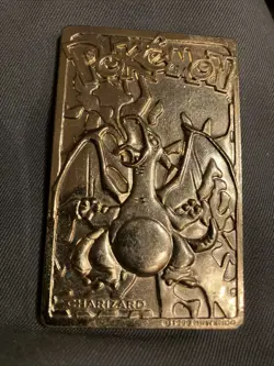 Vintage Pokemon Limited Edition 1999 Charizard 23K Gold Plated Trading Card BK - Image 1