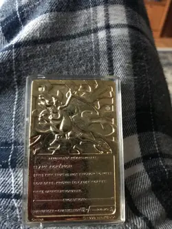 Vintage Pokemon Limited Edition 1999 Charizard 23K Gold Plated Trading Card BK - Image 2