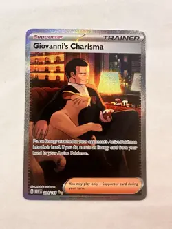 Giovanni's Charisma 207/165 Sv2a: Pokemon Card 151 Holo - Image 2