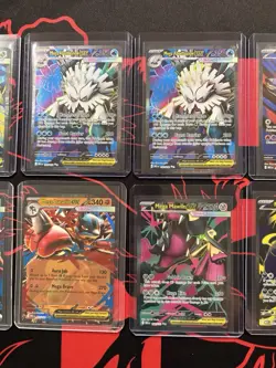 Mega Evolution Pokemon NM Random Card Lot Of 12 With ETB Blackstar Promo - Image 3
