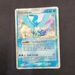 Pokemon TCG Articuno EX Holofoil LP Card FireRed/LeafGreen, Secret Rare, 114/112 - Image 1