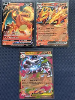 Pokemon Charizard Card Lot Of 3 PROMO/V/EX/MEGA EX 🔥 - Image 1