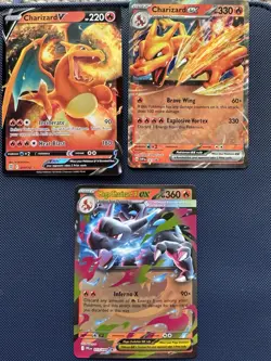Pokemon Charizard Card Lot Of 3 PROMO/V/EX/MEGA EX 🔥 - Image 3