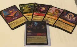 Lorcana 6 Card Premium Mystery Pack - all Rares Or Better 1 Guaranteed Cold Foil - Image 2