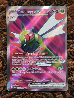 Yanmega EX 206/182 Destined Rivals Full Art Ultra Rare Holo Pokemon TCG Card - Image 1