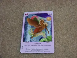Bella Sara trading card - Bella's Ball - Zephyros 45/55 - common card - Image 1