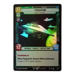 Star Wars Jump to Lightspeed - Executor- Foil Legendary Hyperspace Card #824 - Image 1