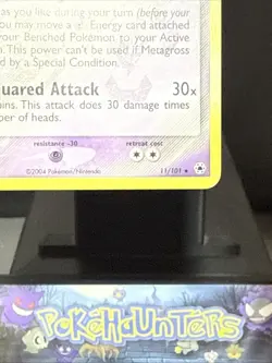 Pokemon Card Metagross 11/101 Rare Reverse Holo EX Hidden Legends NM - Image 4