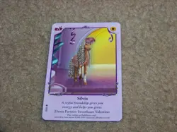 Bella Sara trading card - Bella's Ball - Silvia 35/55 - common card - Image 1
