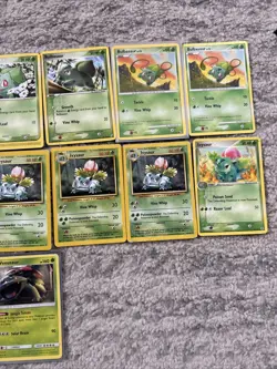 Pokemon Cards Bulbasaur Ivysaur Venusaur Lot - Image 4