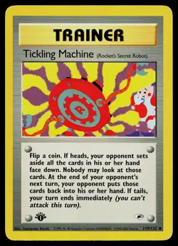 Pokemon Card - Tickling Machine Gym Heroes 119/132 Uncommon 1st Edition - Image 1