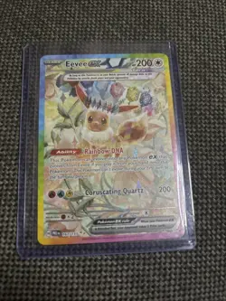 Pokemon Eevee EX TCG Prismatic Evolutions Card 167/131 Special Illustration Rare - Image 1