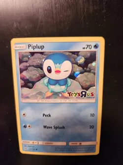 Piplup #32/156 Toys R Us Promo Holo Pokemon TCG Card English 2018. LP - Image 4