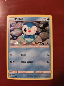 Piplup #32/156 Toys R Us Promo Holo Pokemon TCG Card English 2018. LP - Image 5
