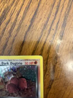 DARK DUGTRIO Pokemon Card - WOTC - 1st Edition - Team Rocket - 6/82 - HOLO - Image 3