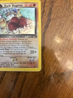 DARK DUGTRIO Pokemon Card - WOTC - 1st Edition - Team Rocket - 6/82 - HOLO - Image 4