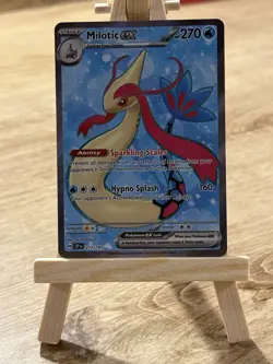 Pokemon TCG Milotic EX Holo Card 217/191 Surging Sparks Ultra Rare - Image 1