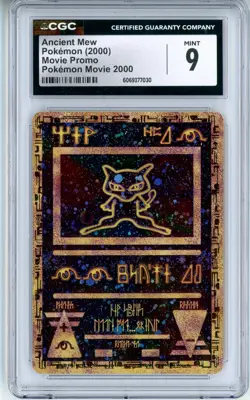 CGC MINT 9 Pokemon Trading Card Game Ancient Mew - Pokemon Movie 2000 Promo - Image 1