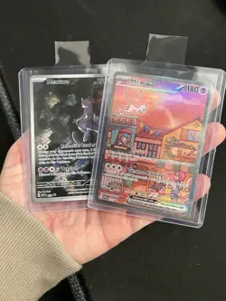 Mew And Mewtwo Pokemon Card Collection Lot Black Star Promo Full Arts NM 151 - Image 1