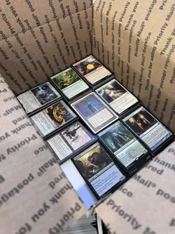 🧙17lbs+ 4200+ UNSEARCHED Magic The Gathering Bulk Lot LP/NM w/ Rares & Foils‼ - Image 3