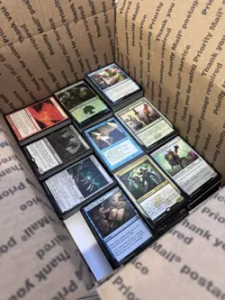 🧙17lbs+ 4200+ UNSEARCHED Magic The Gathering Bulk Lot LP/NM w/ Rares & Foils‼ - Image 4