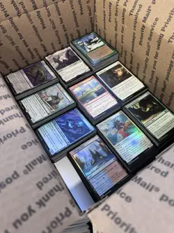 🧙17lbs+ 4200+ UNSEARCHED Magic The Gathering Bulk Lot LP/NM w/ Rares & Foils‼ - Image 5