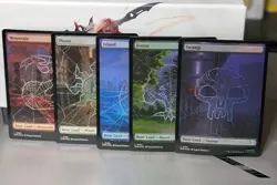 MTG Marvel's Spider-Man: Foil Land Set Full Art - Image 1