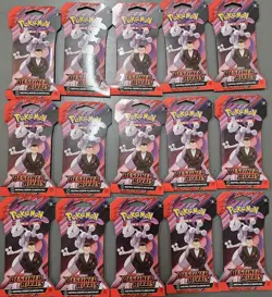 Pokemon Scarlet And Violet Destined Rivals Sleeved Booster Packs Lot Of 15 - Image 1