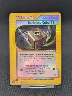 Pokemon Card Darkness Cube Aquapolis Reverse Uncommon 119/147 LP EXCELLENT - Image 1