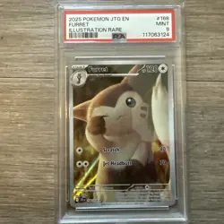 Furret 168/159 PSA 9 Mint 2025 Pokemon Journey Together Illustration Rare - Image 1