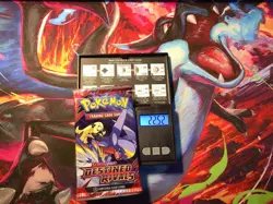 Heavy 22.52g Pokemon TCG Destined Rivals Booster Pack - Team Rocket MewtwoUUU - Image 1